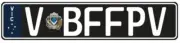 Ford BF FPV Custom VIC Prestige Euro Number Plates - V-BFFPV - 520mm x 112mm