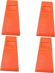 CAXUSD 4-Pack Lumbering Tool Plastic Felling Wedge for Woodcutting Logging Supply Safety Patterns