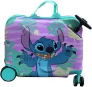 Stitch 18 inch Ride on Luggage Hardside Lightweight Trolley Suitcase for Kids