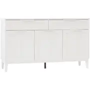 Buffet Storage Cabinet Sideboard 2 Drawers 3 Doors Cupboard White
