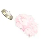 Pink Feather Table Lamp with USB Charging & Touch Stepless Dimming LED