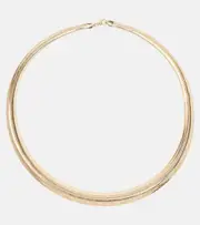 [Stone and Strand] Stone and Strand Woven In Gold 10kt gold necklace One Size gold