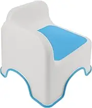 JEWEDECO Step Stool for Bathroom Sink Non Slip Stool for Potty Training for Living Bedroom and Bath Use Lightweight and Design