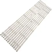 [SENHE] 3v 60-inch TV LED Strip UA60F6088AJ 2013SVS60 UN60FH6300 LM41-00001L LM41-00001M BN96-29074A Compatible with Samsung (Color : 5set)