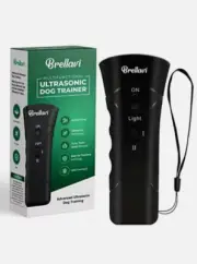 Brellavi Ultrasonic Dog Clicker Trainer Barking Control Flashlight Brand New