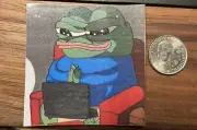Plotting Pepe - Meme Sticker, Glossy Vinyl