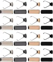 Angoily 40pcs Rope Buckle Sewing Cord Stopper Phone Bungee Lucky Tightener Rope Clasp Drawstring Portable Bracelet Elastic Rope Bead Ropes Socket Elastics Generators Rod Alloy