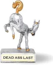 Engraved Horse's Rear Bobblehead Award, Last Place Trophy