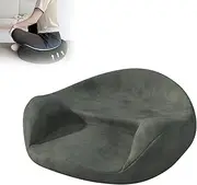 KAIGITE Meditation Cushion, Comfortable Floor Pillow, Ergonomic Memory Foam Filled Cushion for Meditation Relaxation Floor Sofa Window Seat (Dark Green)