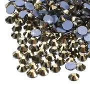2880 Pcs Hotfix Rhinestones Flatback Crystal Glass Gems SS10 2.9mm,Bright Gold