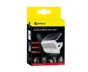 Sansai Motion Activated Solar Powered Waterproof LED Outdoor Wall Light