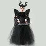 ♚☌◆成人沉睡魔咒黑魔女瑪琳菲森MALEFICENT 扮演服迪士尼萬圣節服裝 萬聖節男女兒童扮演服表演服