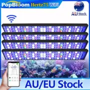4PCS PopBloom Led Aquarium Light Full Spectrum For Reef Coral Marine Fish Tank