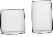 NAMOARLY Creative Heat Resistant Glass Cup Transparent Juice Cocktail Beer Drinking Cup for Home Kitchen Restaurant and Bar for Parties and Gatherings Tall Pattern