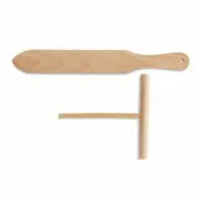 Mrs. Anderson's Baking Crepe Spatula & Spreader Set Romanian beechwood