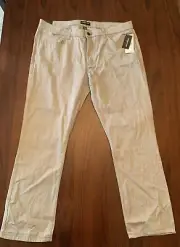 Kenneth Cole Mens Grey Striped Pants Size 38/30