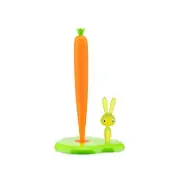 A di Bunny and Carrot Paper Towel Holder, Green - ASG42/H GR , 8 x 6 x 13 inches