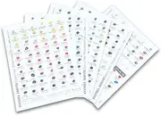 Daniel Smith Extra Fine Watercolor - 266 Watercolor and 22 Gouache Dot Card