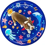 Sensory Water Play Mat for Cats, Pet Water Sensory Pad, Feel Cool Comfortable, Indoor Entertainment, Interactive Cat Toys Play Pad