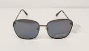 Nine West Metallic Bronze Square Womens Sunglasses 100%UVA-UVB 32890RNJ224