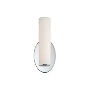 Modern Forms WS-3611-CH Loft 11" Tall LED Bathroom Sconce with Etched Opal Glass