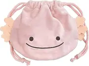 Stream WG244-H Stream Market Drawstring Bag, Fashionable, Small, Drawstring Bag, Small Pouch, Multi-Pouch, Mini Pouch, Cute, Plush, Woopa