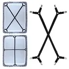 Sheet Clips, Bed Sheet Holder Straps, Adjustable Bed Sheet Fastener, Elastic