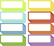 Magnetic Labels, 24 Pcs Reusable Dry Erase Magnets for Fridge Home Office Classroom Locker Shelf (7.5 * 2.5cm)