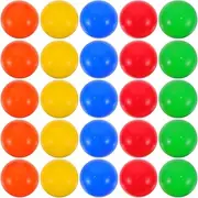 Gadpiparty Raffle Drawing Balls 25pcs Balls, Plastic Hollow Bingo Balls Round Raffle Balls Vending Machine Capsules Colorful Calling Balls Bingo Game Balls Halloween Props Colorful