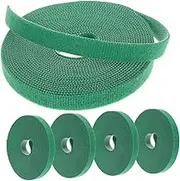 CIYODO 5 Rolls of Self Adhesive Hook and Loop Tape 12mm x Cable Management Strips for Organizing Wires and Plant Ties Color Reusable and Versatile