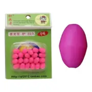 Surfcasting Floating Glow Beads Pink 8# Qty 22