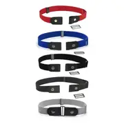 Women Invisible Elastic Buckle-Free Belt for Jeans No Bulge Hassle Waistband