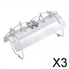 3x Heavy Duty Mole Trap Easy Set Mouse Traps Mole Clip Tunnel for House