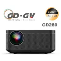 在飛比找蝦皮購物優惠-GD GV 無線微型投影機GD280(爵灰黑）