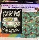 Scooby-Doo Double-Sided Cloud Throw. Brand New. 50 Inch X 60 Inch