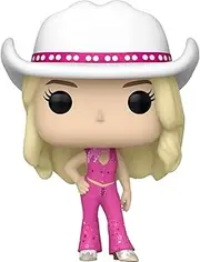 POP Movies: Barbie - Western Cowgirl Barbie Funko Vinyl Figure (Bundled with Compatible Box Protector Case), Multicolor, 3.75 inches