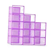 X-Large Shoe Storage Boxes Organizers for Closet 12 Pack, Fit 12 Packs Purple
