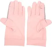 [Happyyami] Ergonomic Sun Protection Touch Screen Gloves 1 Pair for Fishing Cycling Outdoor Activities Breathable Comfortable Women's Bike Gloves