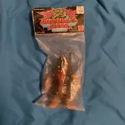 SEALED Vintage MICLAS figure 5" sofubi GODZILLA GANG Mattel MICRAS Kaiju