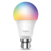 TP-Link Tapo L530B Smart Wi-Fi RGB LED Bulb, B22, 8.7W, 806 Lumens, 2500-6500K, Dimmable [Tapo L530B]