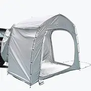 SUV Tent Car Rear Tent Has A Floor for Overnight, Hatchback Tent with Generous Vertical Height to Stand Freely