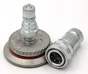 Vacuum Bagging Valve for Composites with Quick Disconnect Fitting, For Vacuum Bagging Composites