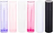 6 PCS 5ml Refillable Lipstick Container Empty Lip Balm Tubes Lip Gloss Packaging Twist up Tube for Lipgloss Multcolor