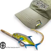 Pompano Hookit© Fishing Hat Pin - Fishing Hat Clip - Brim Clip