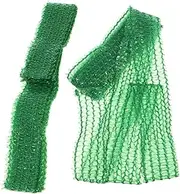 Angoily 15 Pieces Tie Tree Straps Garden Straps Green Tie Wire Plant Ties Ties Platn Tree Stake Ties Gardening Tie Garden Tie Plant Tie Garden Plant Twine Tie Green Plants Pe