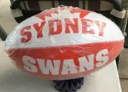 AFL SYDNEY SWANS SIZE 5 BALL ALL WEATHER FOOTBALL BRAND NEW