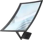 POPETPOP Retro Screen Amplifier Curved Display Magnifier for Enhanced Viewing Angles Lightweight Portable Mobile Phone Gadget for Travel Desk Use