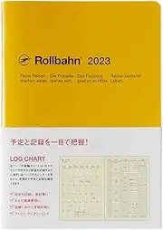 Rollbahn Note Diary Log Chart B6 Yellow