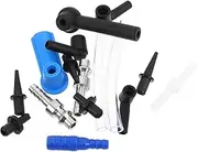 Amosfun Efficient Brake Fluid Replacement Kit 16pcs Set Brake Bleeder Adapter Suction Hose Fitting for Car Repair