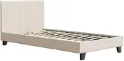 Artiss Bed Frame King Single Size Boucle Fabric Mattress Base Platform Wooden